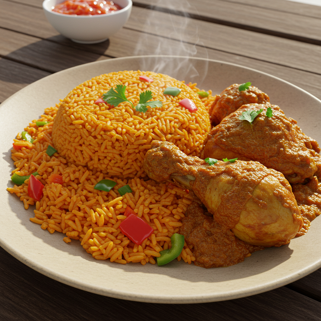 A plate of delicious food